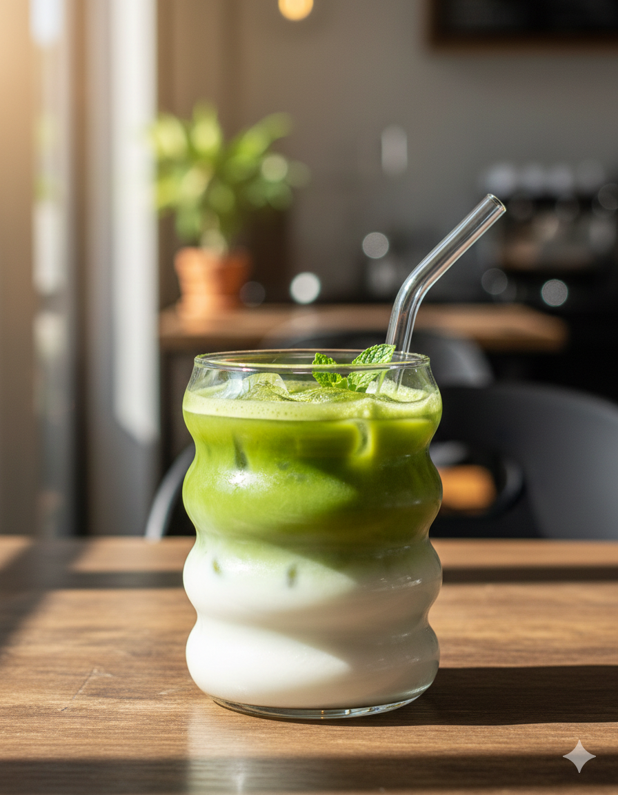 Caramel Matcha Latte