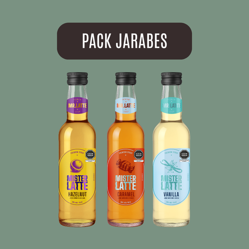 3Pack Jarabes Mr. Latte